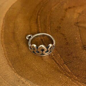 James Avery Tiara Charm, Sterling Silver